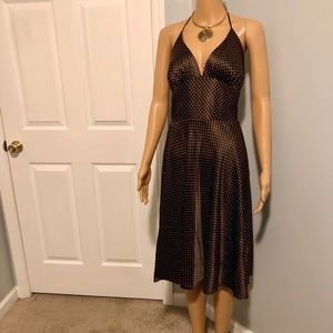 Tailor B. Moss Polka Dot Halter Dress - NWT
